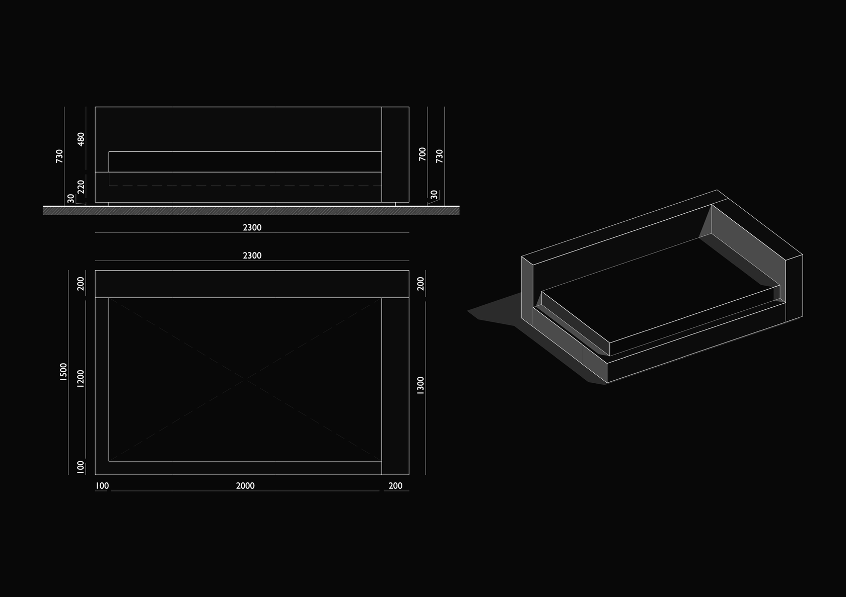 Детская кровать boca mini bed