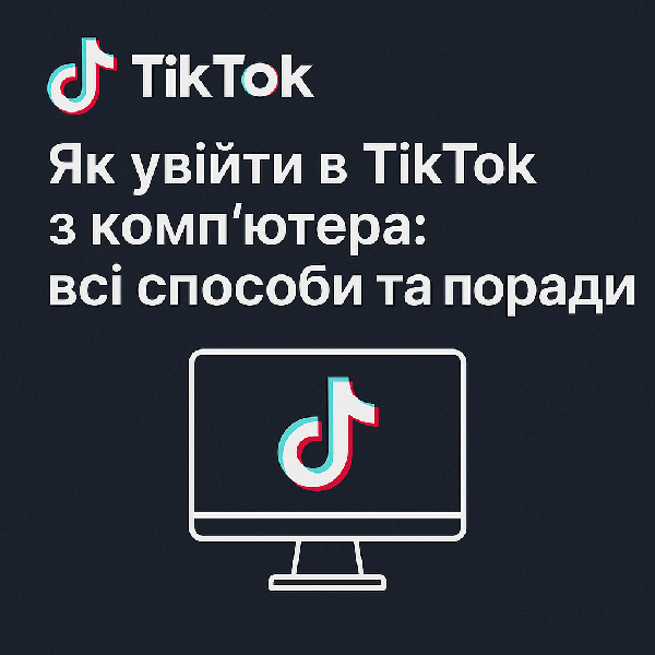 Як увійти в TikTok з комп&amp;amp;amp;#39;ютера