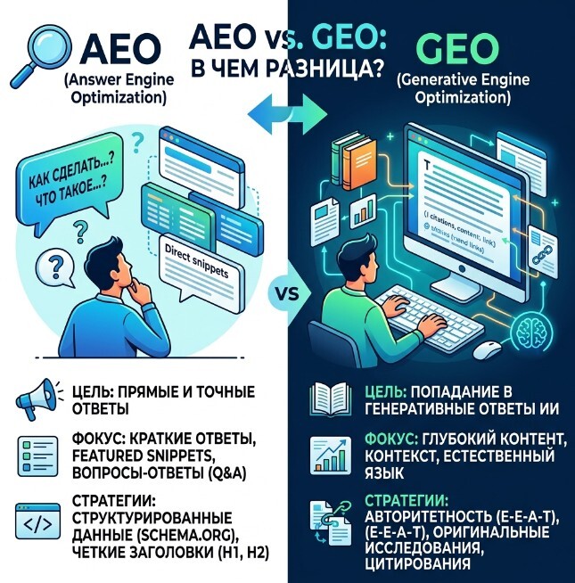 разница AEO и GEO