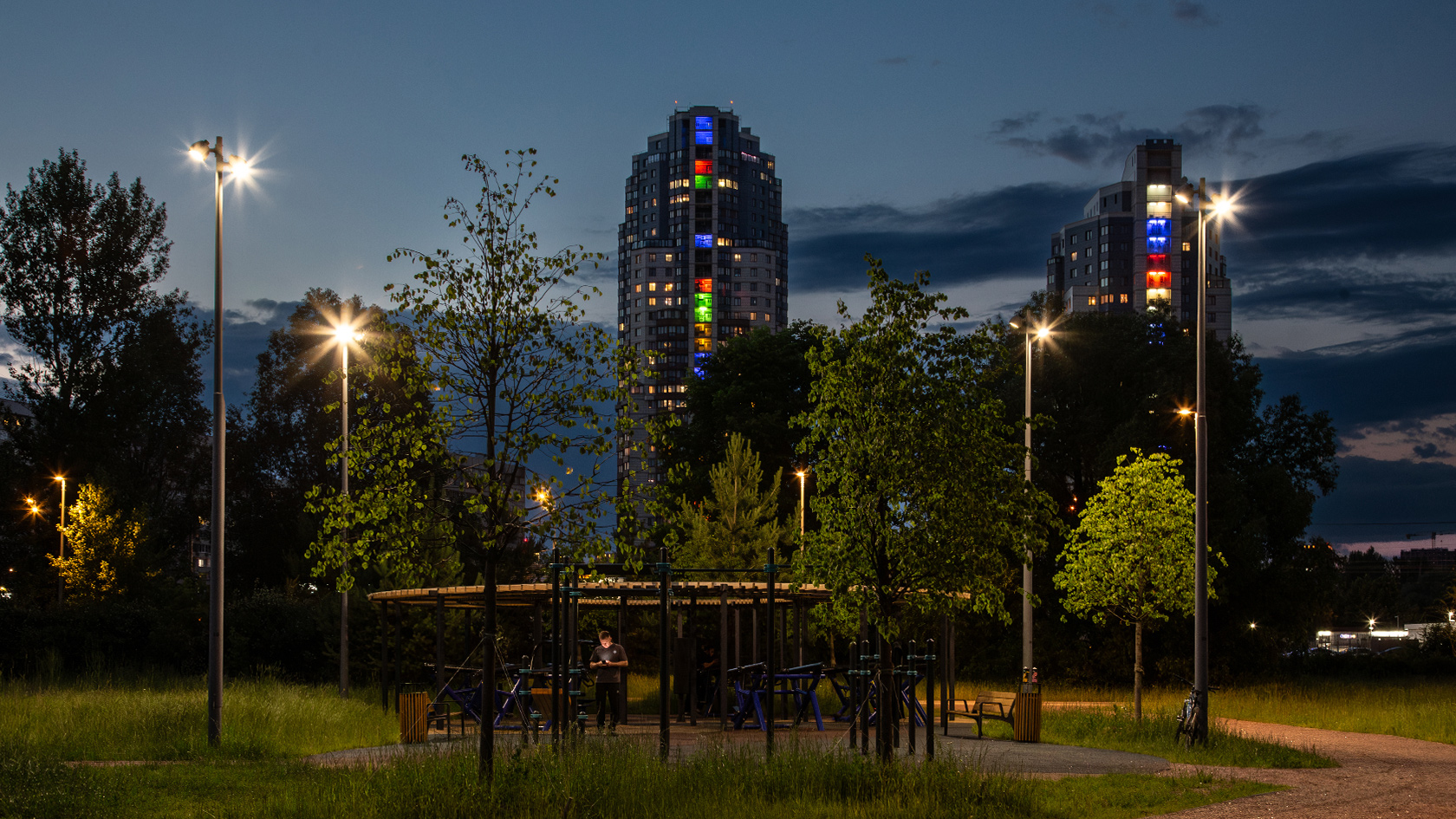 Парковое освещение светильниками Ксеон 2, Москва