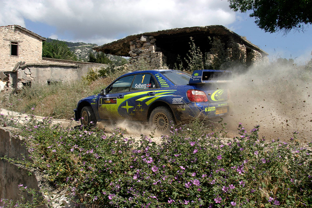 Петтер Сольберг и Фил Миллз, Subaru Impreza S10 WRC '04 (LT53 SRT), ралли Кипр 2004