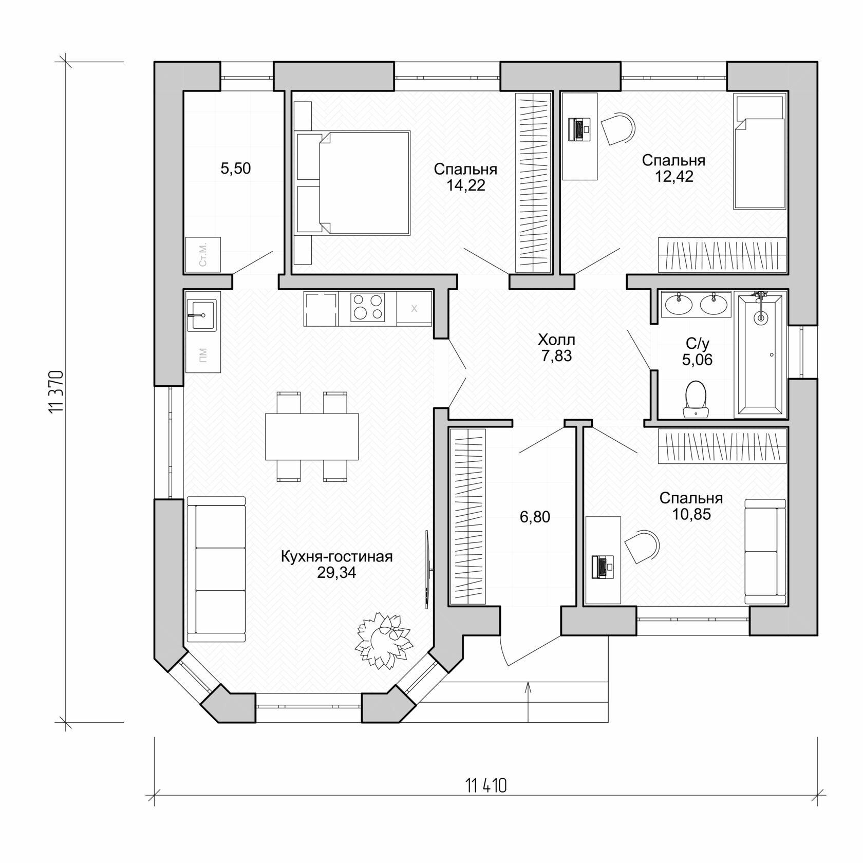 Готовый дом в Усть-Лабинске планировка Готовый дом в Усть-Лабинске планировка