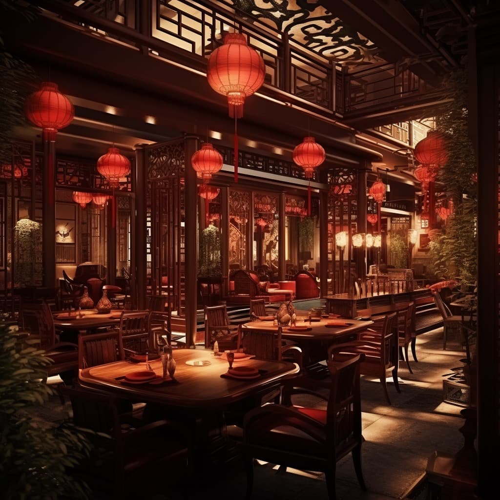 Современный китайский ресторан