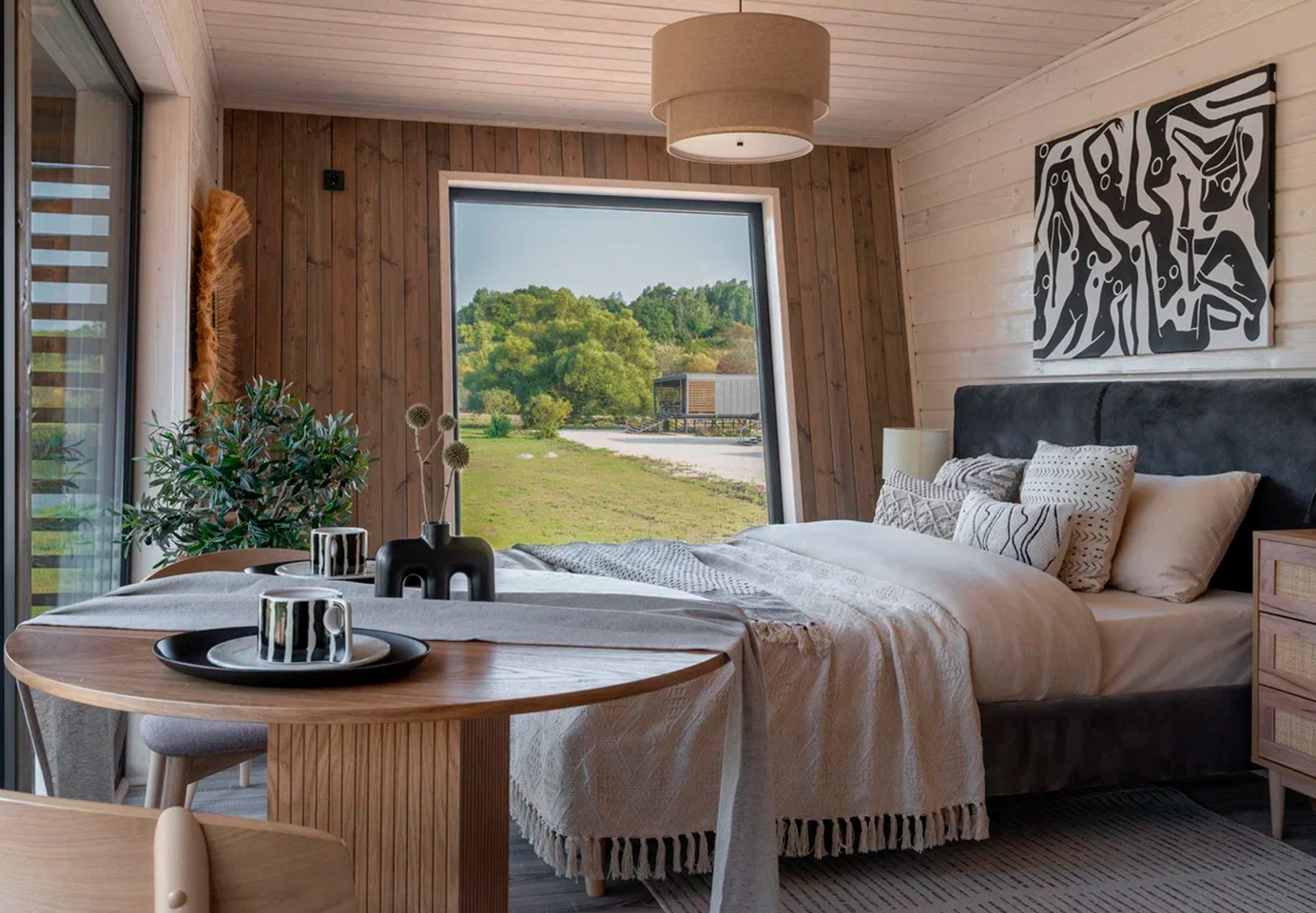 Проживание в парке Олений Золотой фазан