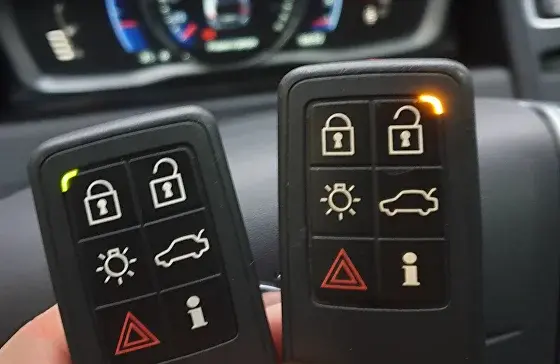 Ключи Volvo из кейса установки Keyless System