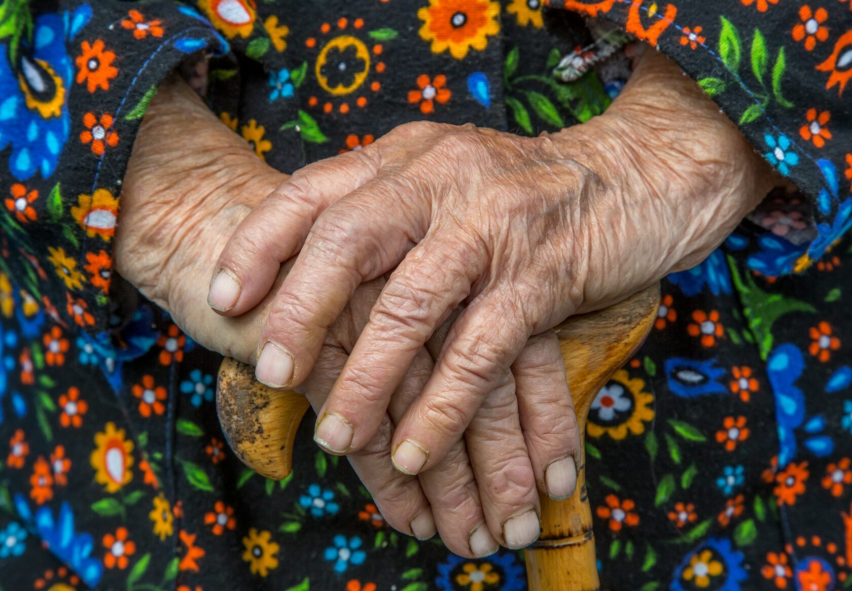 Portrait of an elderly woman