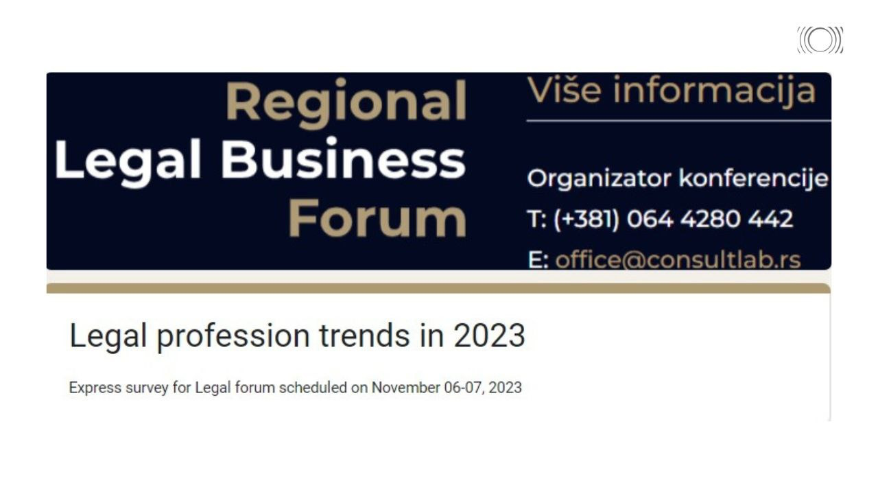 Legal profession trends in 2023 Express survey for Legal forum scheduled on November 06-07, 2023