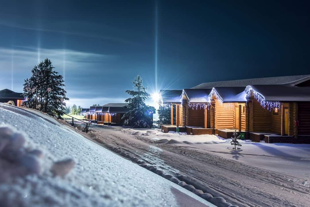 Первый снег в Малиновке