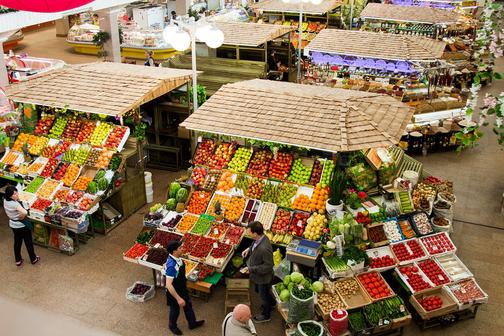 Продуктовые рынки на карте