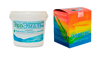 Эмаль для ванн эпоксин и экоэмалько