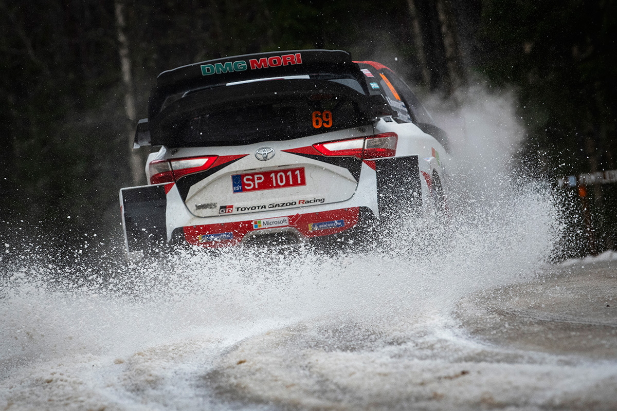 Калле Рованпера и Йонне Халттунен, Toyota Yaris WRC, ралли Швеция 2020