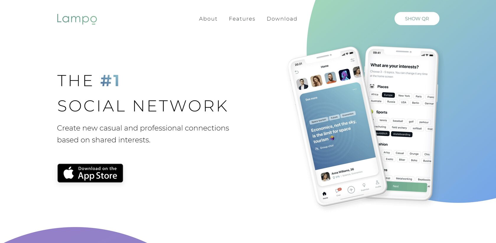 Lampo — The #1 Social Network