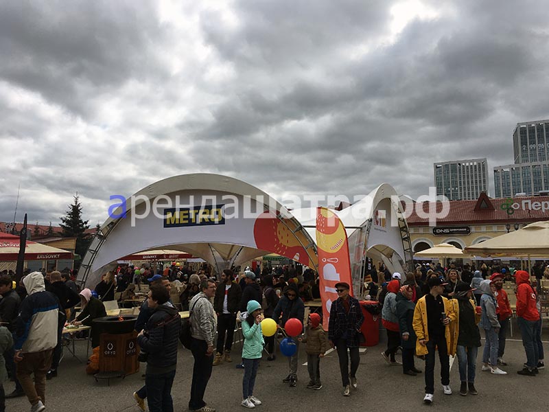 Аренда шатров на фестиваль Есть! в Уфе в Уфе, фото&nbsp;3