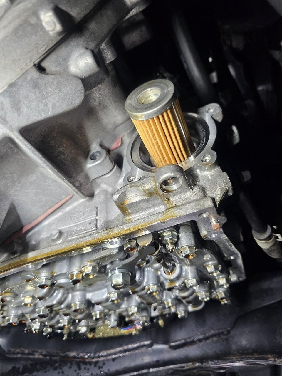 Диагностика и Замена масляного фильтра вариатора JF017E на Nissan Pathfinder