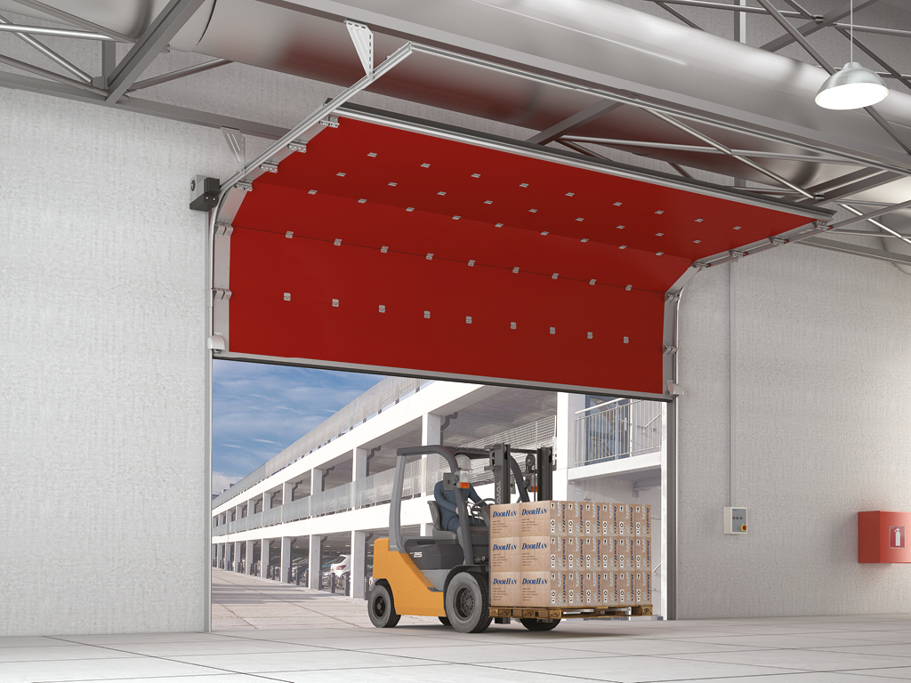 Пример установки вального привода Doorhan (Дорхан)