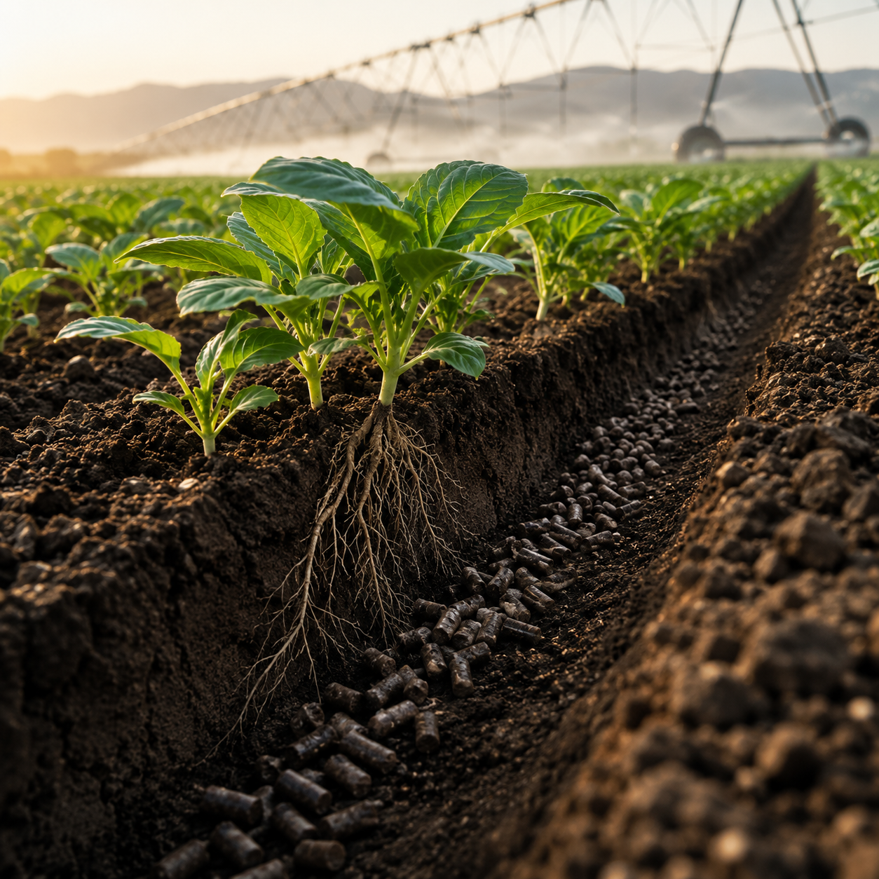 Row planting