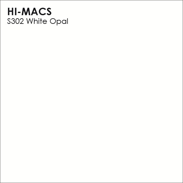HI-MACS S302 White Opal – светопроводящий искусственный камень