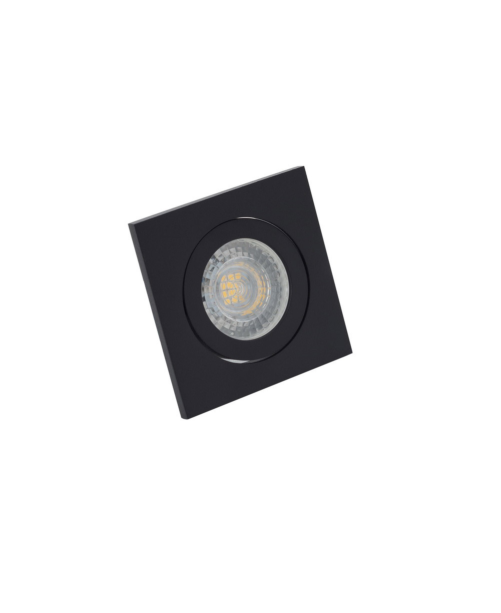 Встраиваемый светильник GU10 черный алюминий Denkirs DK2016-BK DK2016-BK