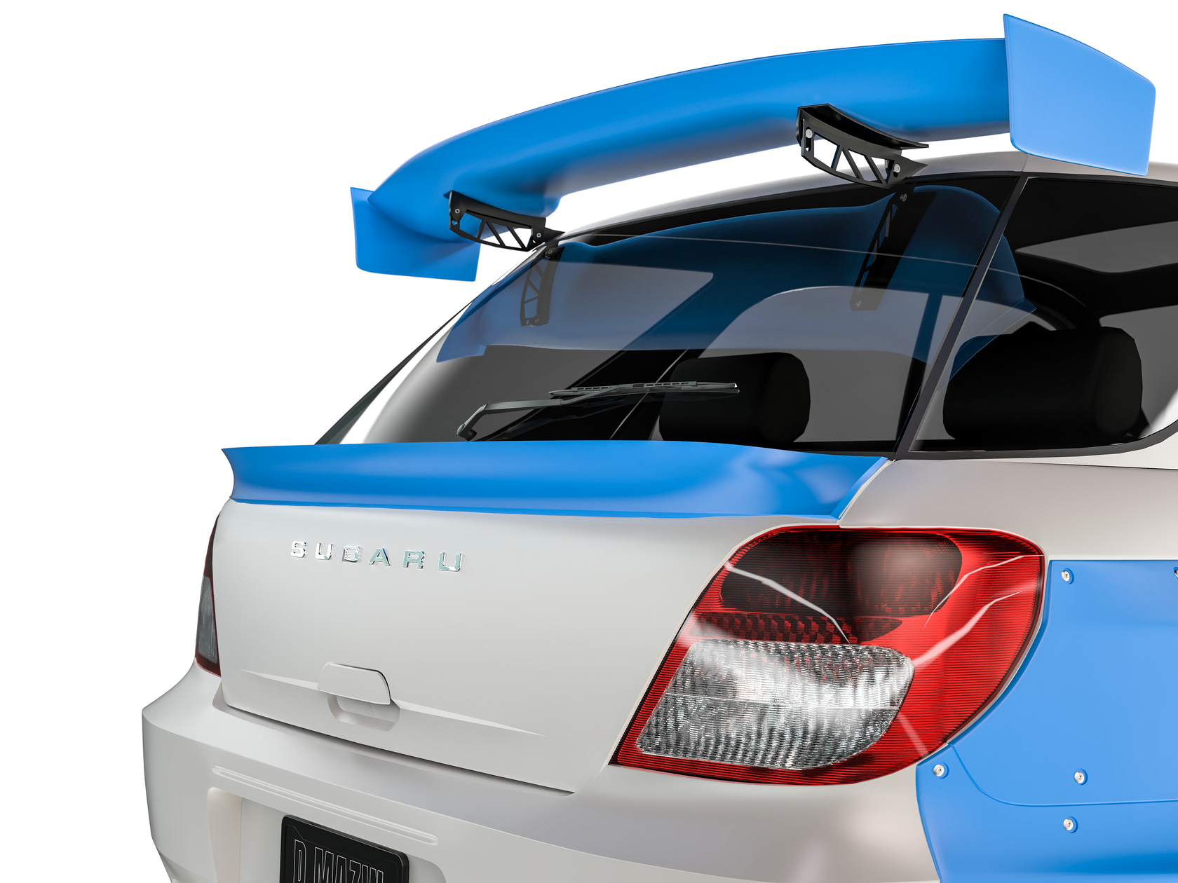 Top Spoiler ver 2 SUBARU IMPREZA WAGON WRX/WRX STI 00-07