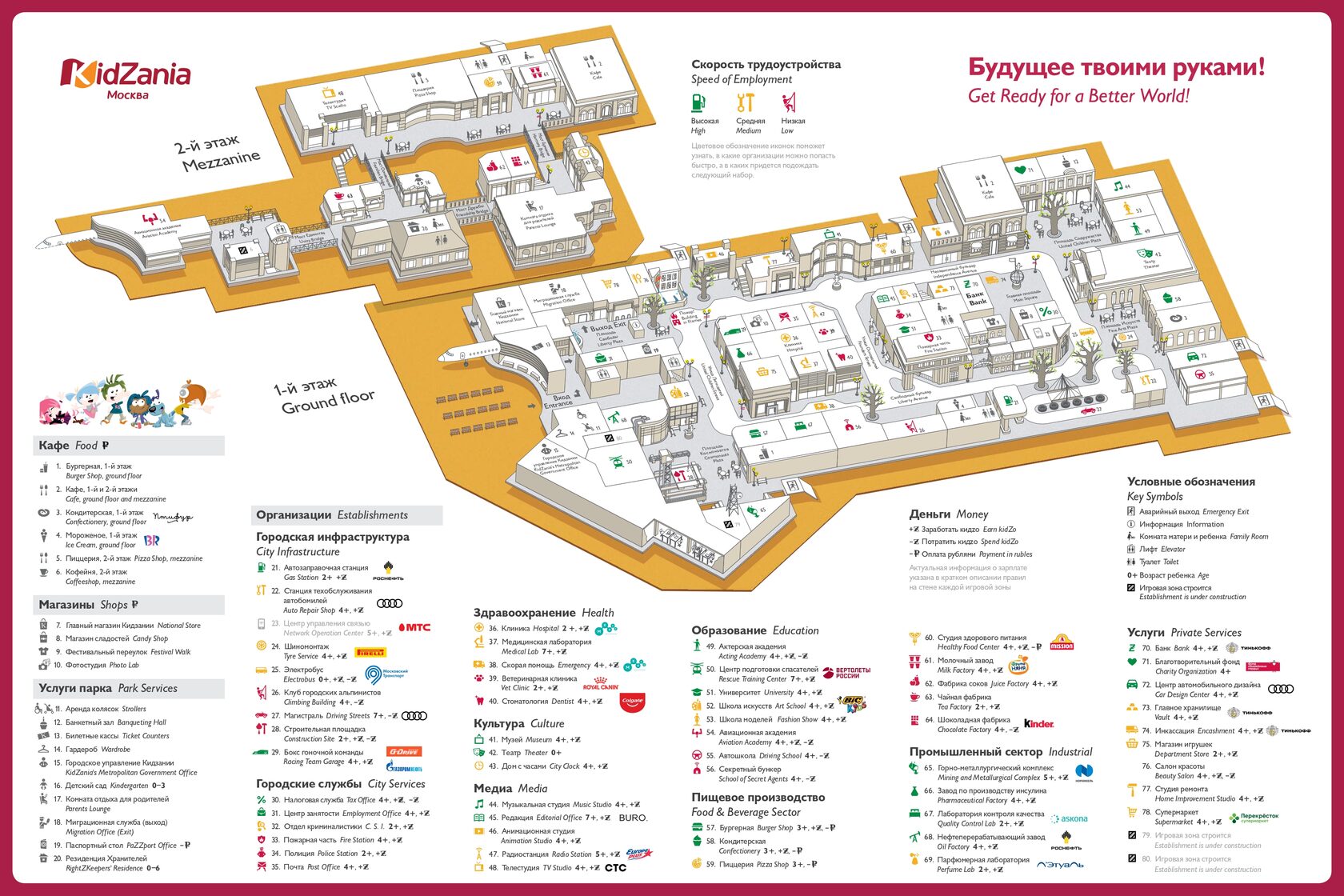 Кидзания карта. Кидзания в Москве карта. Карта Кидзании Авиапарк. Парк Кидзания в Москве.