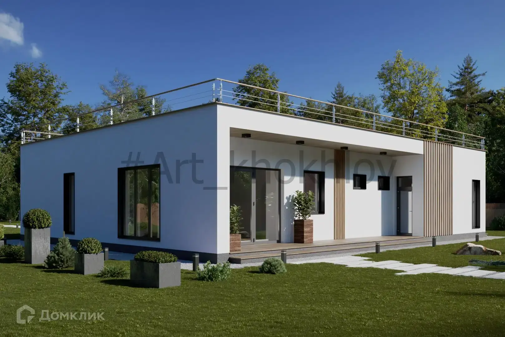 Проект дома «Бран Балл» компании Ark House из материала Газосиликатные блоки площадью 206м² под ключ за 18000000₽ в Москве | 1 этаж, 4 спальни, 3 санузла – Домклик