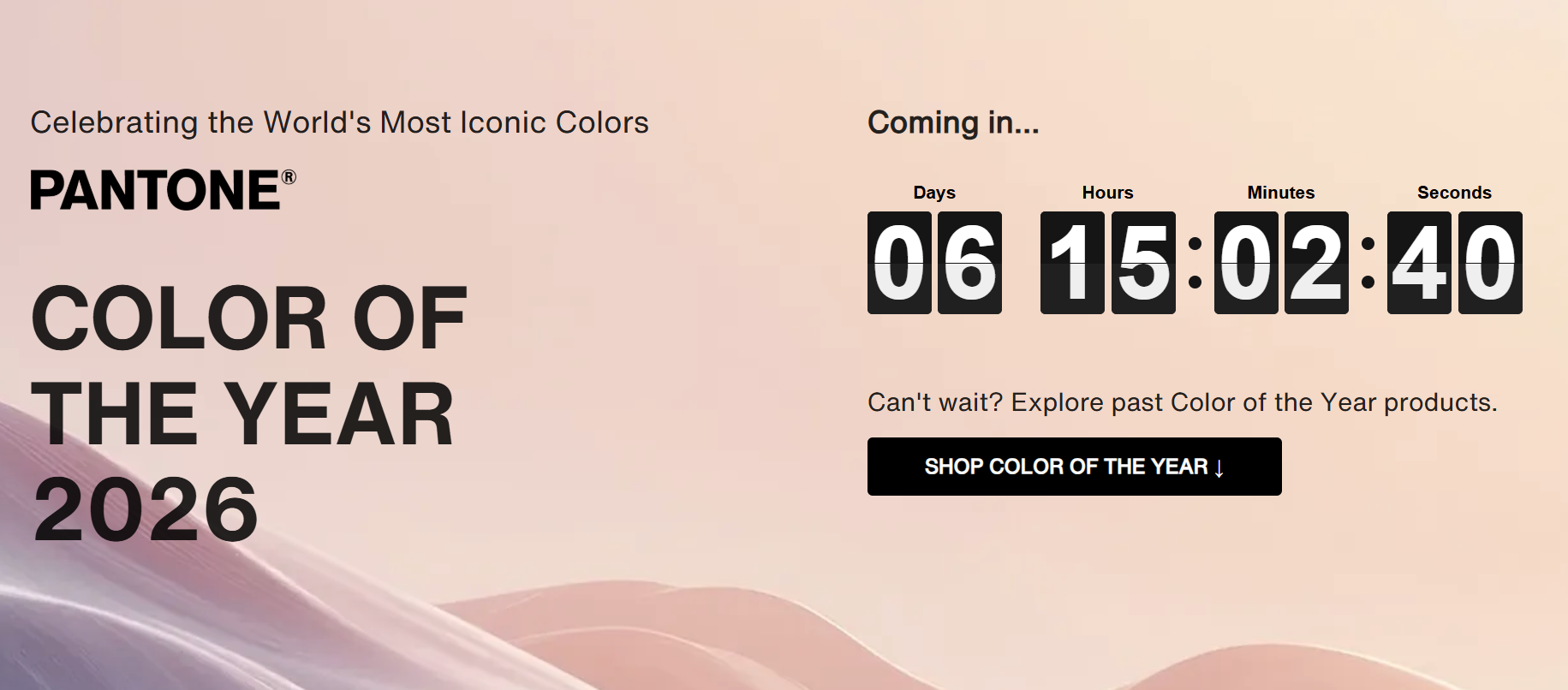 Celebrating the World's Most Iconic Colors  Pantone Logo Color of the Year 2026