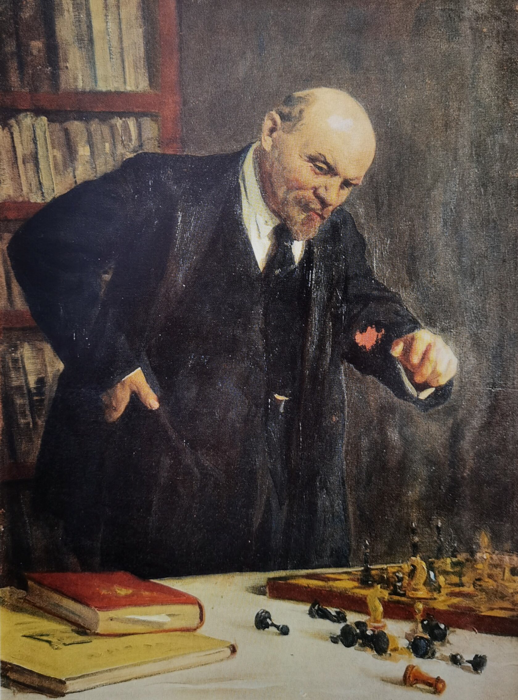 В.И. Ленин за шахматами, 1960 г.