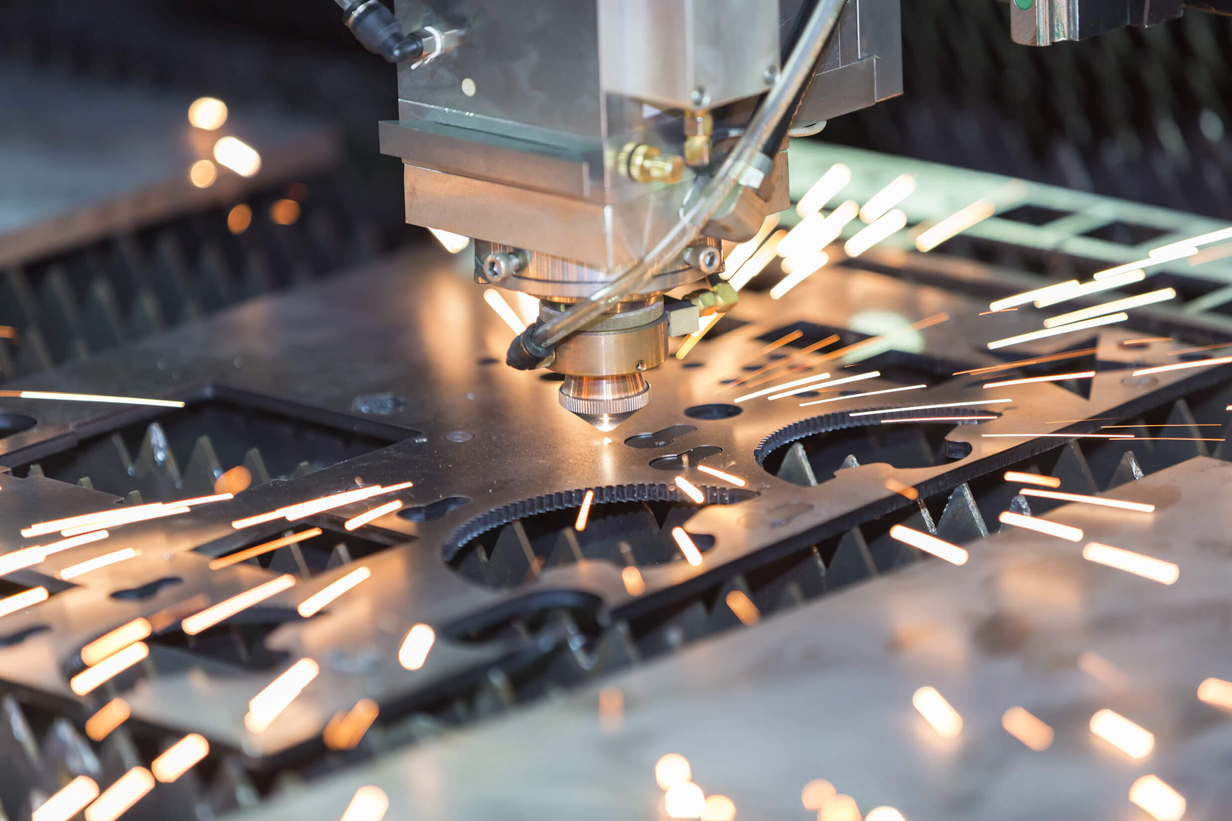 a punch press for sheet metal fabrication