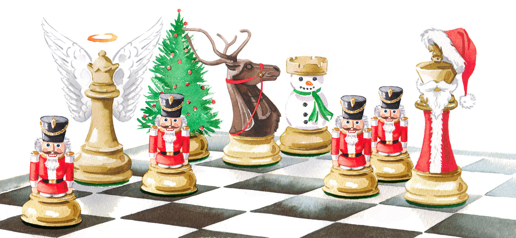 Новогодние шахматы