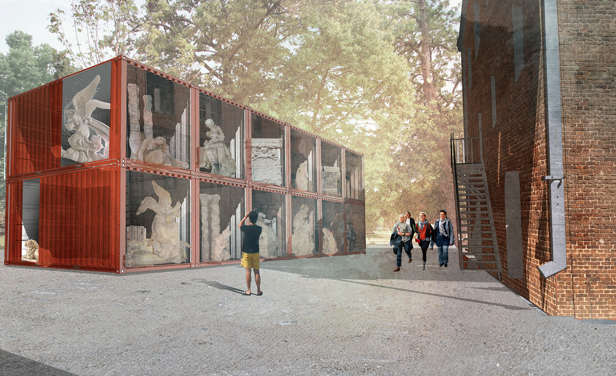 Флигель «Руина» Музея архитектуры имени А. В. Щусева