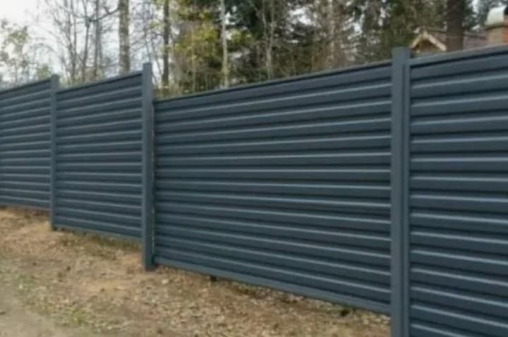 забор из профлиста