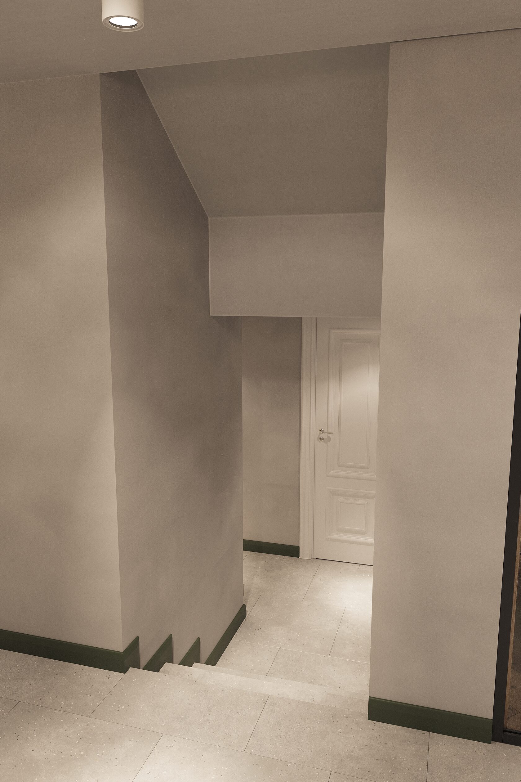 зеленые молдинги и плинтуса 