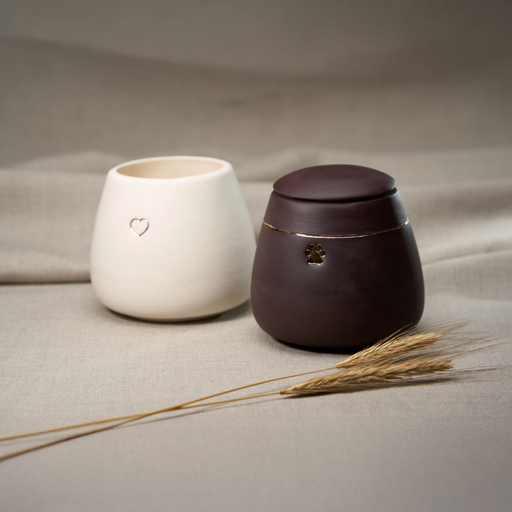 урна для праха кошки ручной работы на заказ