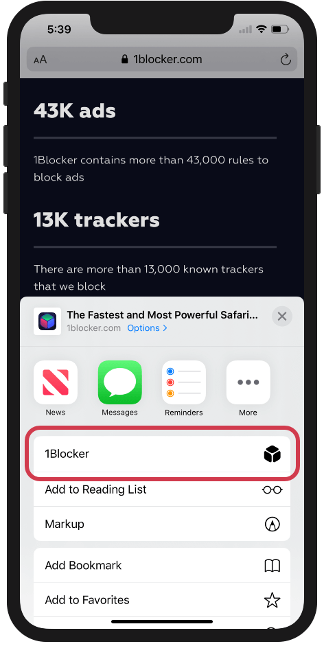 1blocker 1 2 5 – Block Ads Tracking Scripts Anything
