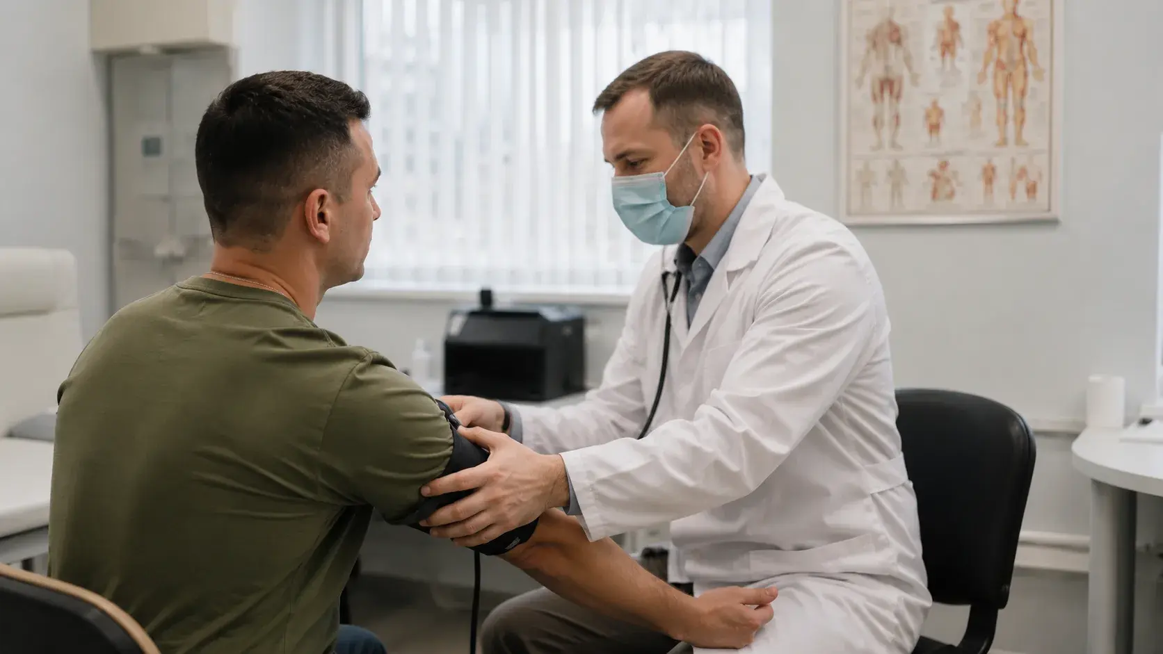 Прохождение медицинского этапа перед оформлением службы