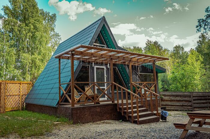 A-Frame Green в Лесогорье