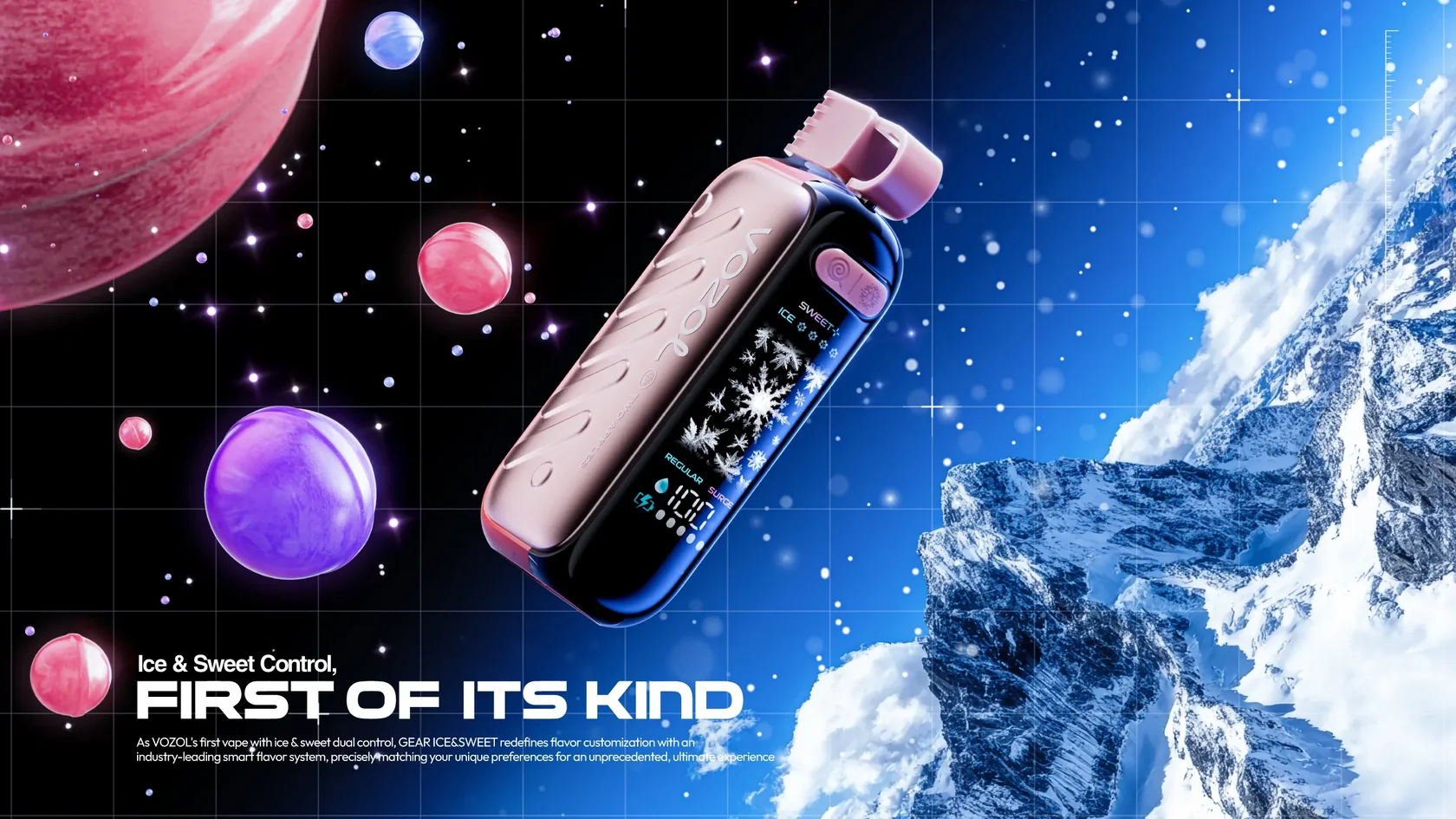 VOZOL Gear Ice & Sweet Review — Customizable Disposable Vape