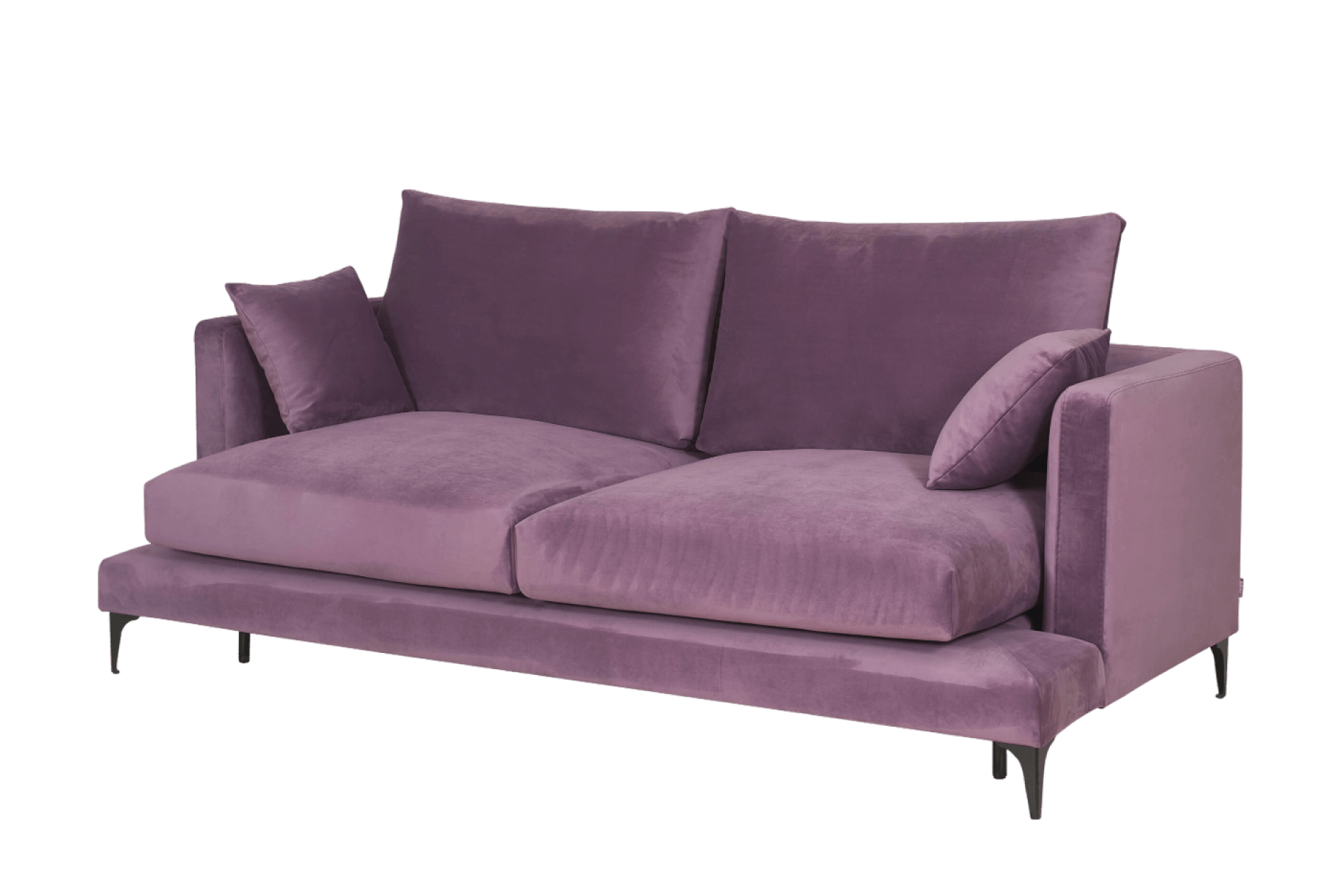 диван прямой на ножках вишневый