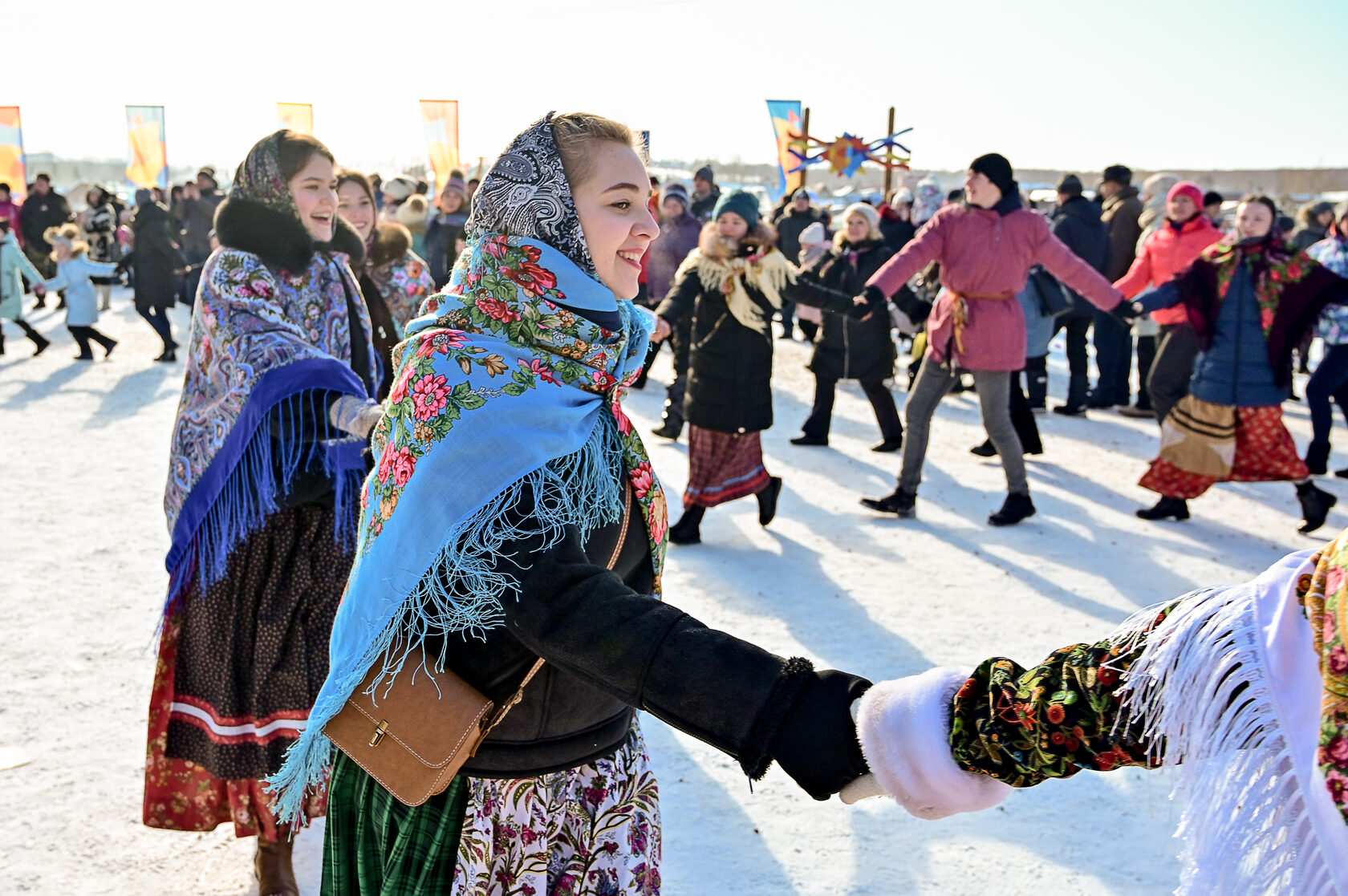 Взятие снежного городка