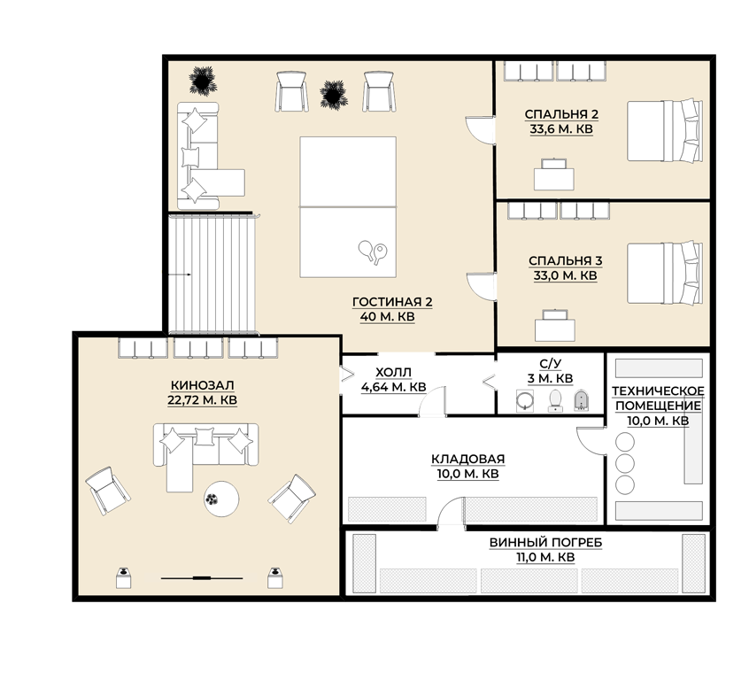 Планировка первого этажа