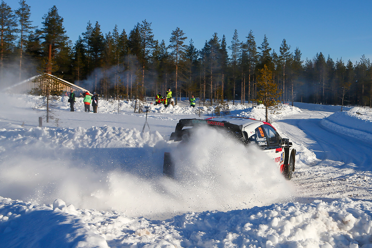 Калле Рованпера и Йонне Халттунен, Toyota Yaris WRC, Arctic Rally Finland 2021