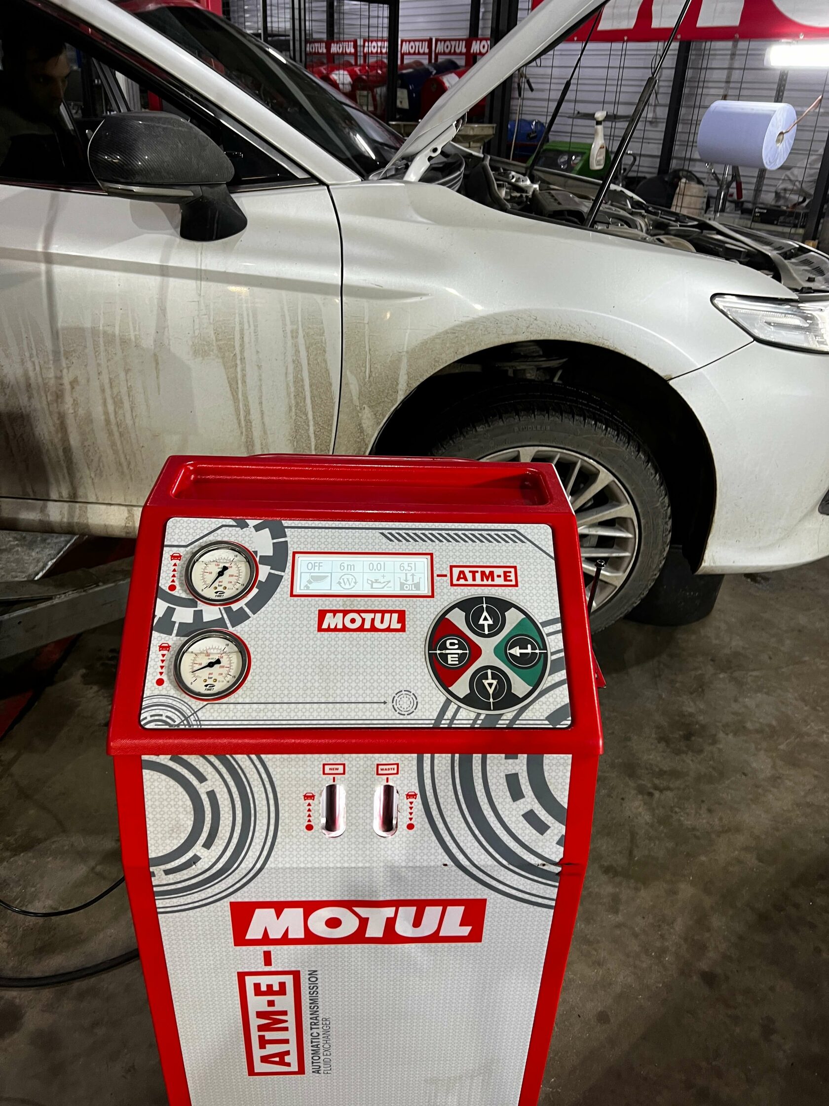 Состояние старого масла в АКПП Toyota