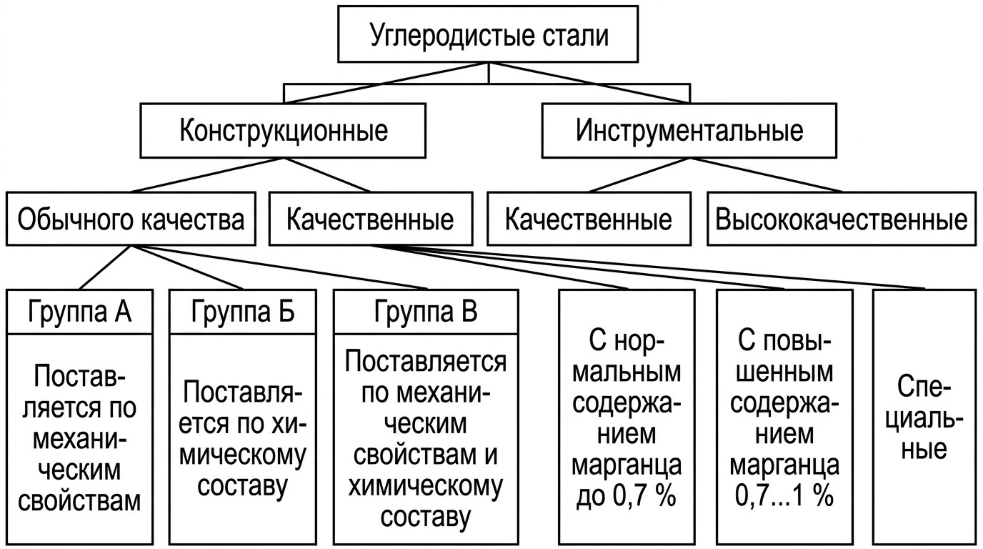 Классификация углеродистых сталей