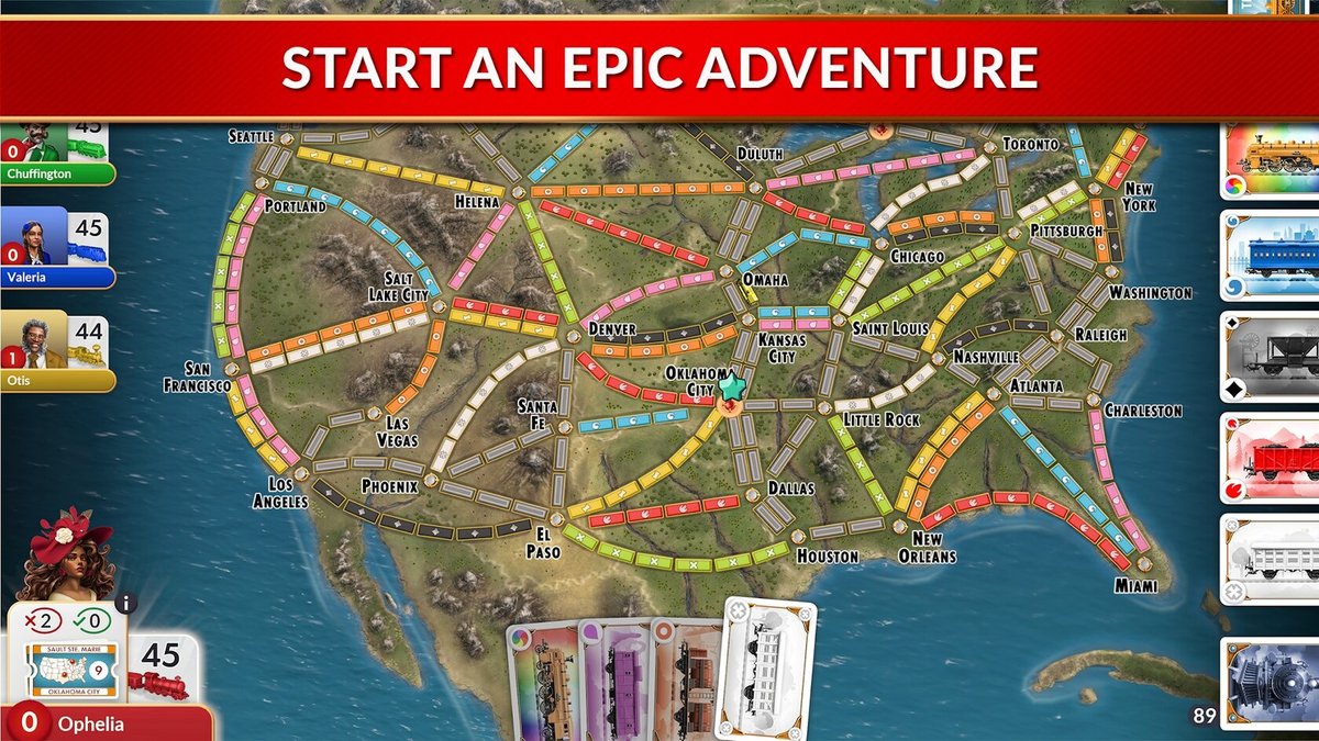 Game preview for Ticket to Ride