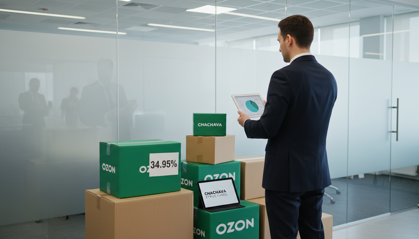 Структуры Чачавы стали крупнейшим акционером Ozon с долей 34,95%