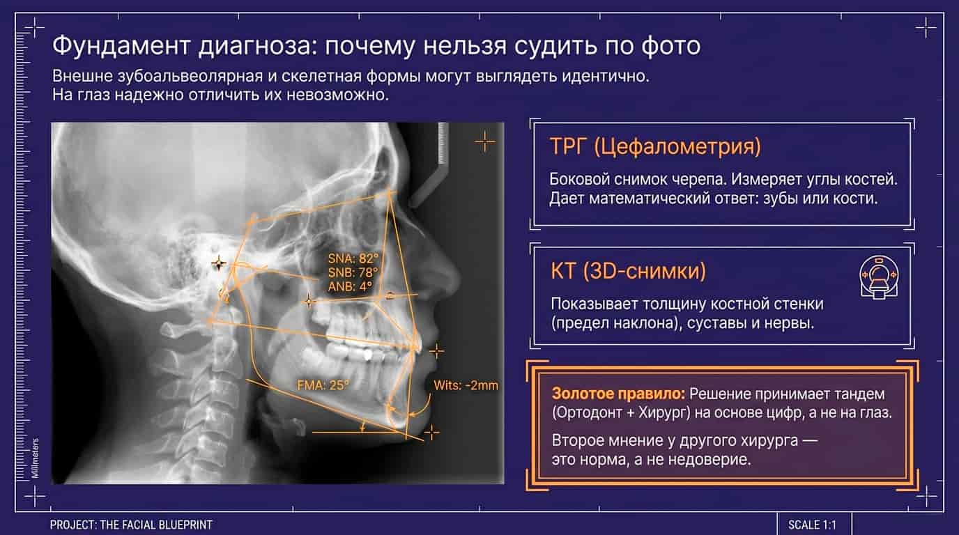 Как принимается решение брекеты или операция?