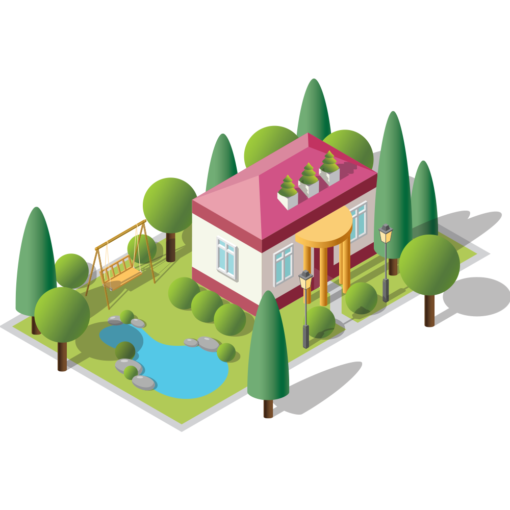 Ландшафтный дизайн частных проектов