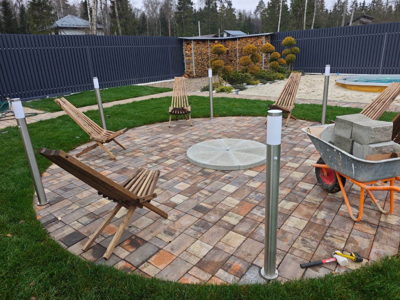 плита основания для очага