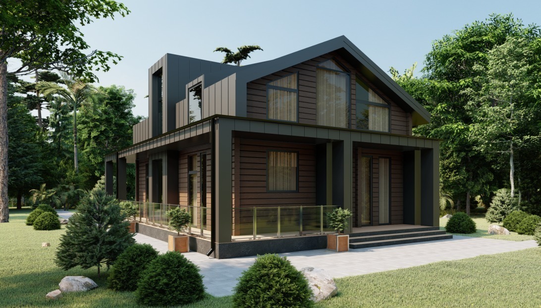 Заказать проект частного дома по своему эскизу! Гарантия работ на всех ...