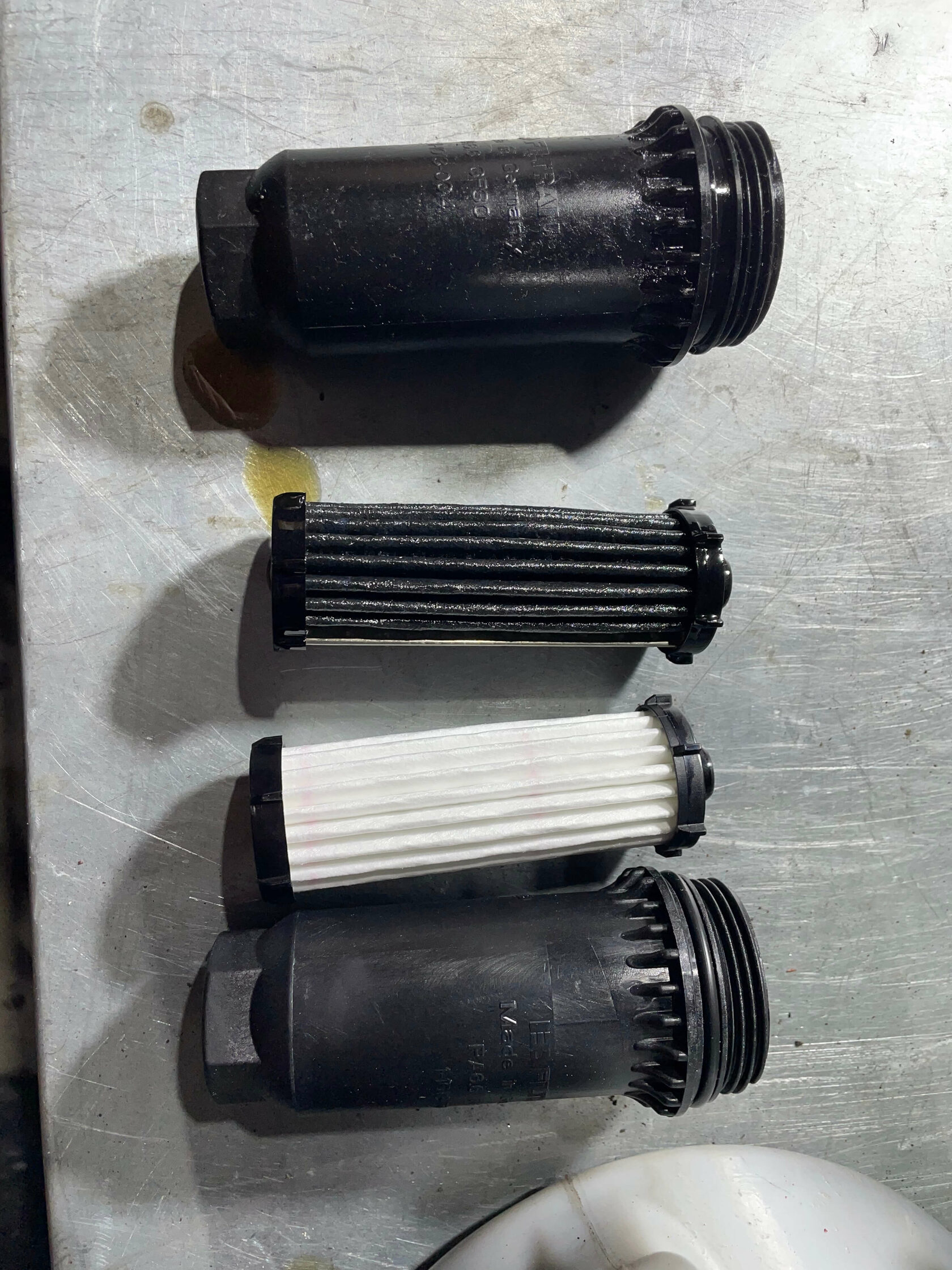 Замена фильтра тонкой очистки 6DCT450